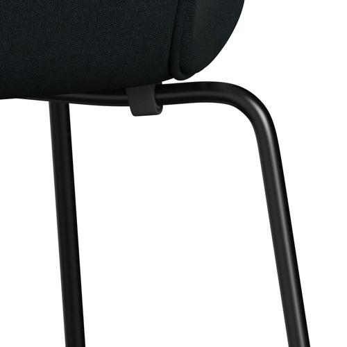 [product_category]-Fritz Hansen 3107 Chair Full Upholstery, Black/Remix Black (Rem196)-Fritz Hansen-3107FU-REM196-DRBL-FRI-7