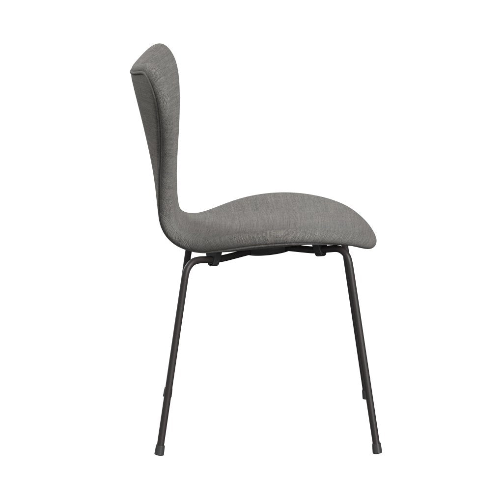 [product_category]-Fritz Hansen 3107 Chair Full Upholstery, Warm Graphite/Canvas Light Grey-Fritz Hansen-3107FU-CA0124-WARGRA-FRI-3