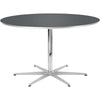 Fritz Hansen Circular Table ø120 Cm, Grey Bromo Laminate