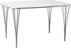 Fritz Hansen Table à manger FH125, stratifié blanc