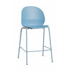 Fritz Hansen N02 Recycler les tabourets à barres bas, bleu clair / bleu clair