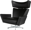  Oksen Lounge Chair Aluminium Classic Black