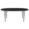 Fritz Hansen Table à manger Superellipse SMISSIONS FENIX NOIR / NOIR, 180X120 CM