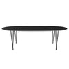 Fritz Hansen Table à manger Superellipse SMISSIONS FENIX NOIR / NOIR, 240x120 cm