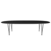 Fritz Hansen Table à manger Superellipse SMISSIONS FENIX NOIR / NOIR, 300x130 cm