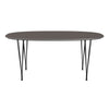 Fritz Hansen Table à manger Superellipse SMISSIONS FENIX NOIR / GREY, 170x100 cm