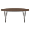 Fritz Hansen Table à manger Superellipse Brown Bronze / Nut Nut, 180x120 cm