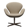  Swan Lounge Chair Brown Bronze/Steelcut Beige