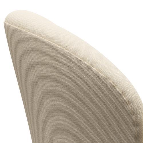 [product_category]-Fritz Hansen Swan Lounge Chair, Satin Brushed Aluminium/Steelcut White-Fritz Hansen-3320-STI110-SPAL-FRI-5