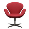  Swan Lounge Chair Warm Graphite/Steelcut Trio Red