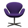 Fritz Hansen Swan Lounge Chair, Warm Graphite/Tonus Violet