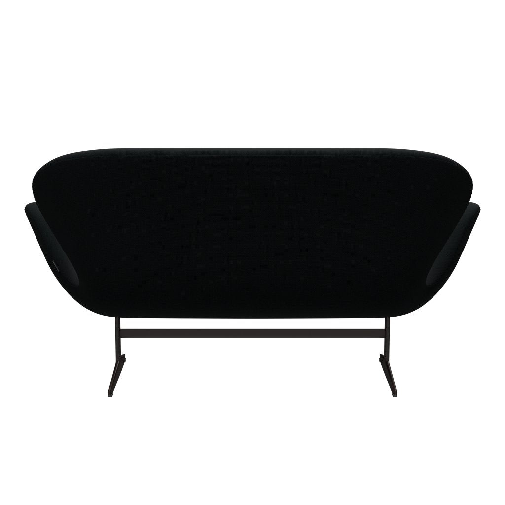 [product_category]-Fritz Hansen Swan Sofa 2 Seater, Brown Bronze/Diablo Black-Fritz Hansen-3321-DIA100-BBBASE-FRI-4