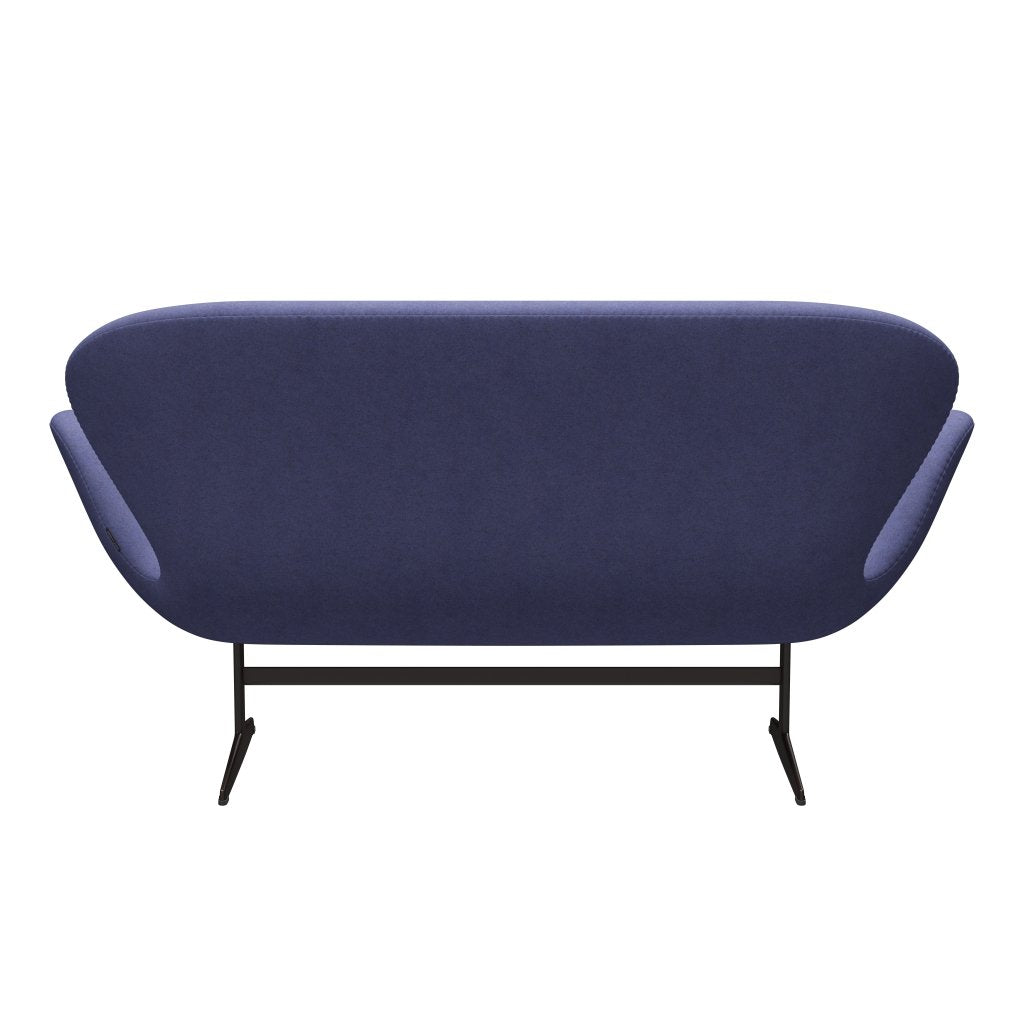 [product_category]-Fritz Hansen Swan Sofa 2 Seater, Brown Bronze/Divina Melange Violet Light-Fritz Hansen-3321-DIM647-BBBASE-FRI-4