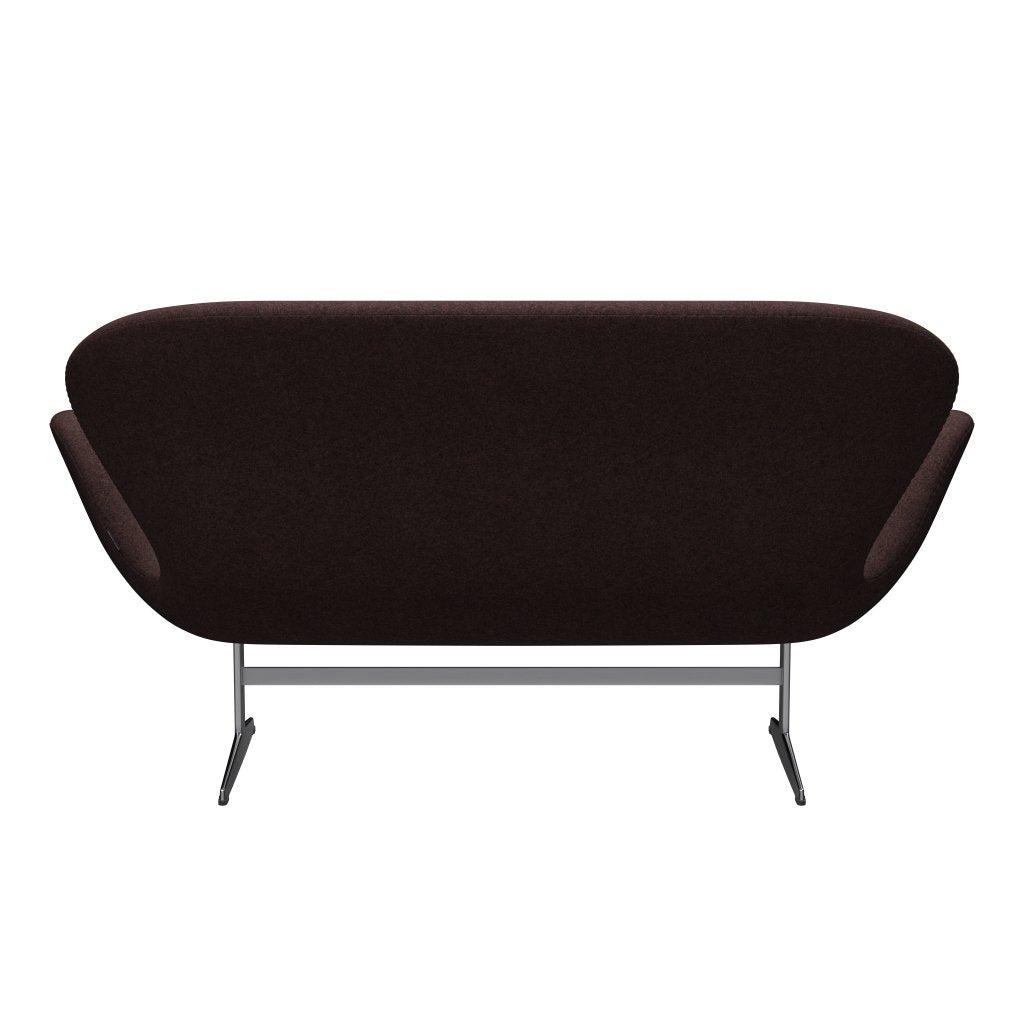 [product_category]-Fritz Hansen Swan Sofa 2 Seater, Satin Brushed Aluminium/Divina Melange Dusty Violet-Fritz Hansen-3321-DIM677-SPAL-FRI-4