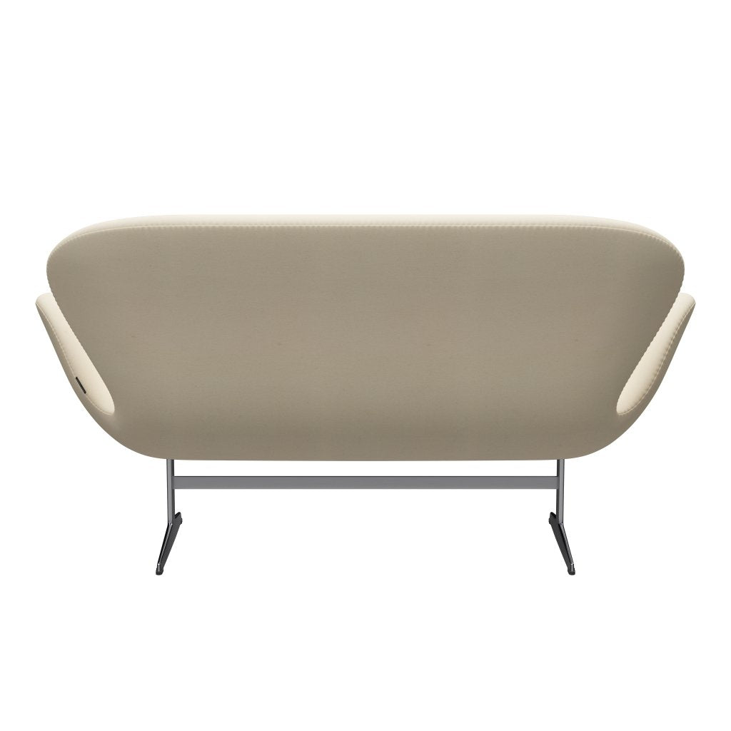 [product_category]-Fritz Hansen Swan Sofa 2 Seater, Satin Brushed Aluminium/Divina White-Fritz Hansen-3321-DIV106-SPAL-FRI-4