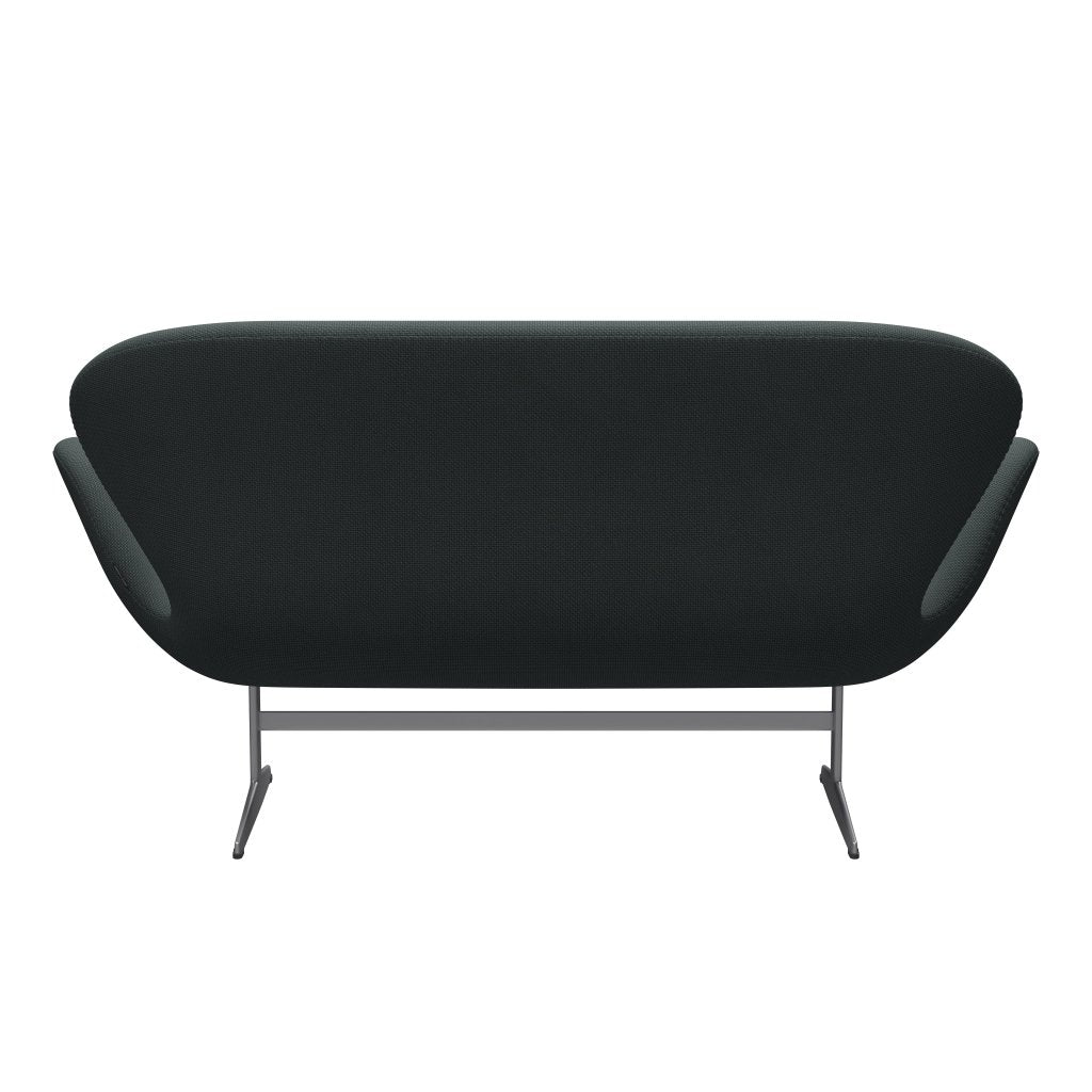 [product_category]-Fritz Hansen Swan Sofa 2 Seater, Silver Grey/Diablo Steel Grey-Fritz Hansen-3321-DIA102-SGBASE-FRI-4