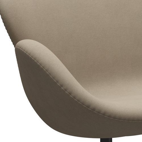 [product_category]-Fritz Hansen Swan Sofa 2 Seater, Warm Graphite/Divina Light Beige-Fritz Hansen-3321-DIV224-WGBASE-FRI-7