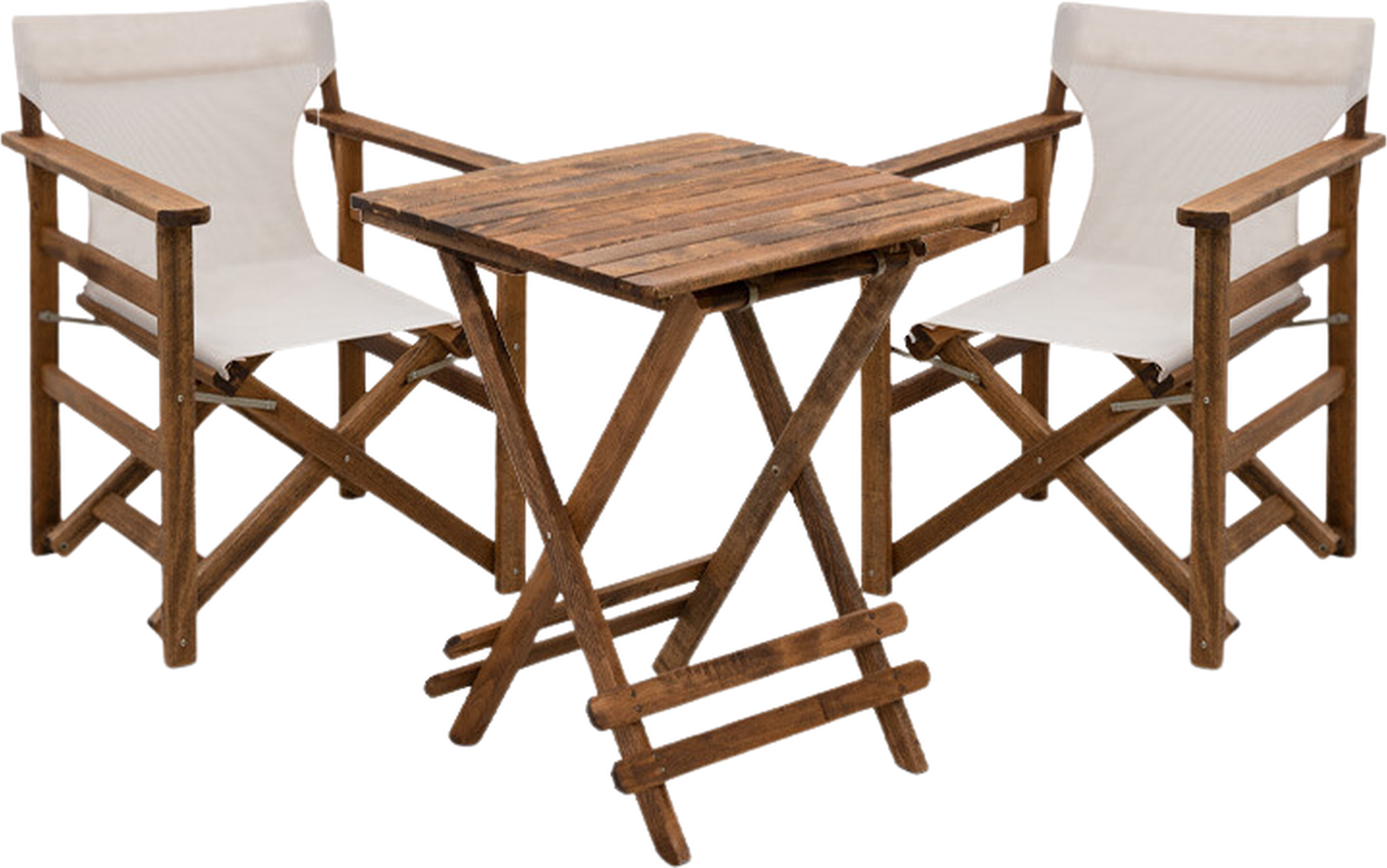 Garden Dining Set DUCHESS Wooden Table 60x60cm