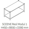 Gejst Module Sceene Reol 1, chêne noir