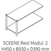 Gejst Module Sceene Reol 2, chêne noir