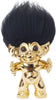 Goodlucktroll Brass/ Black Hair, 12cm