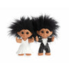 Couple de mariée GoodluckTroll, 9 cm