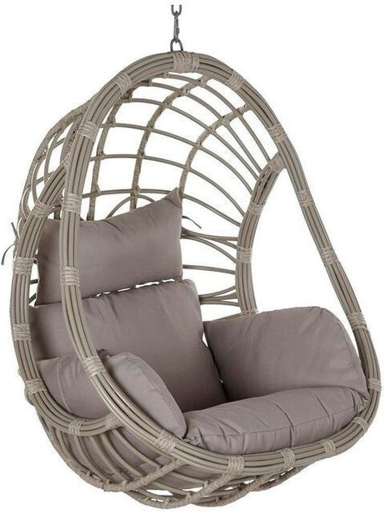 Hanging garden armchair DKD Home Decor 90 x 70 x 110 cm Grey synthetic