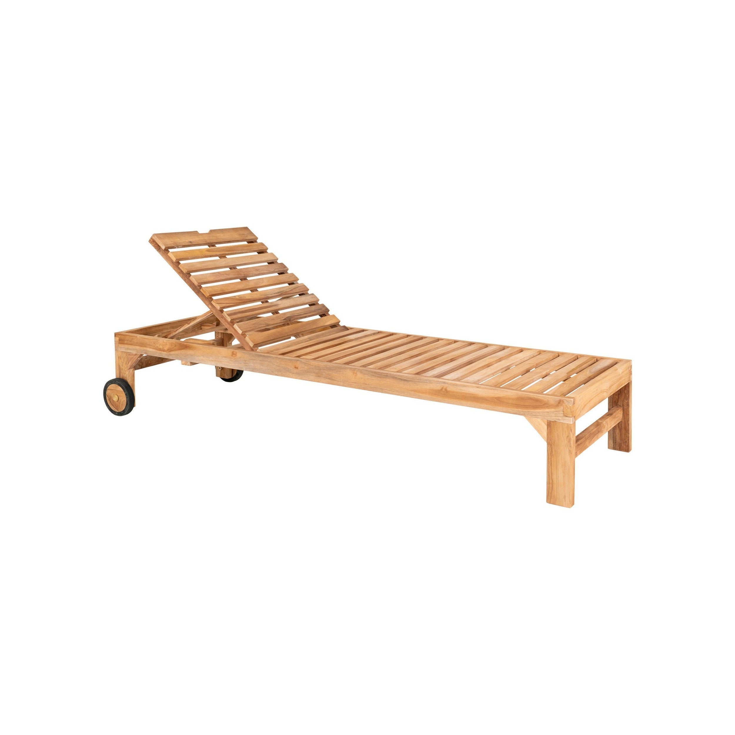 Maison nordique Andorra Teak Sunlounger