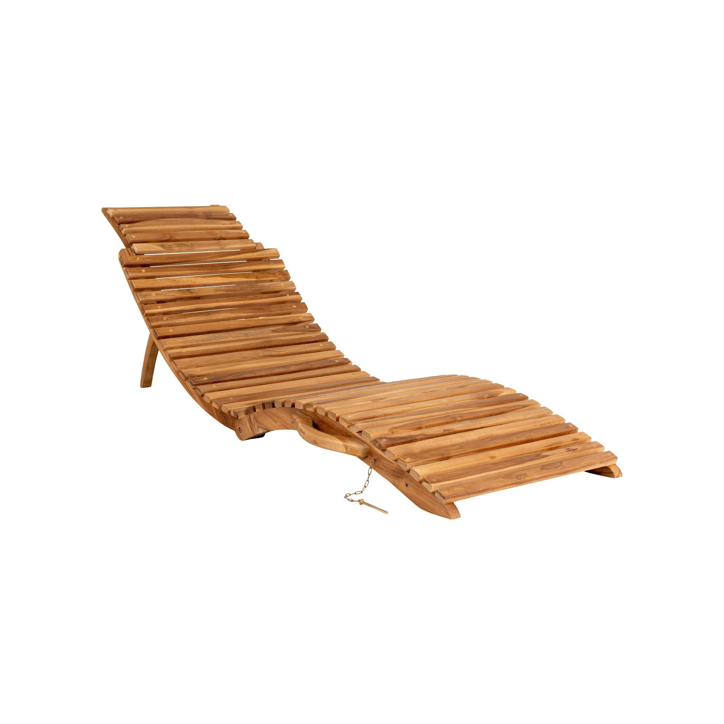 House Nordic Arrieta Teak Sunlounger