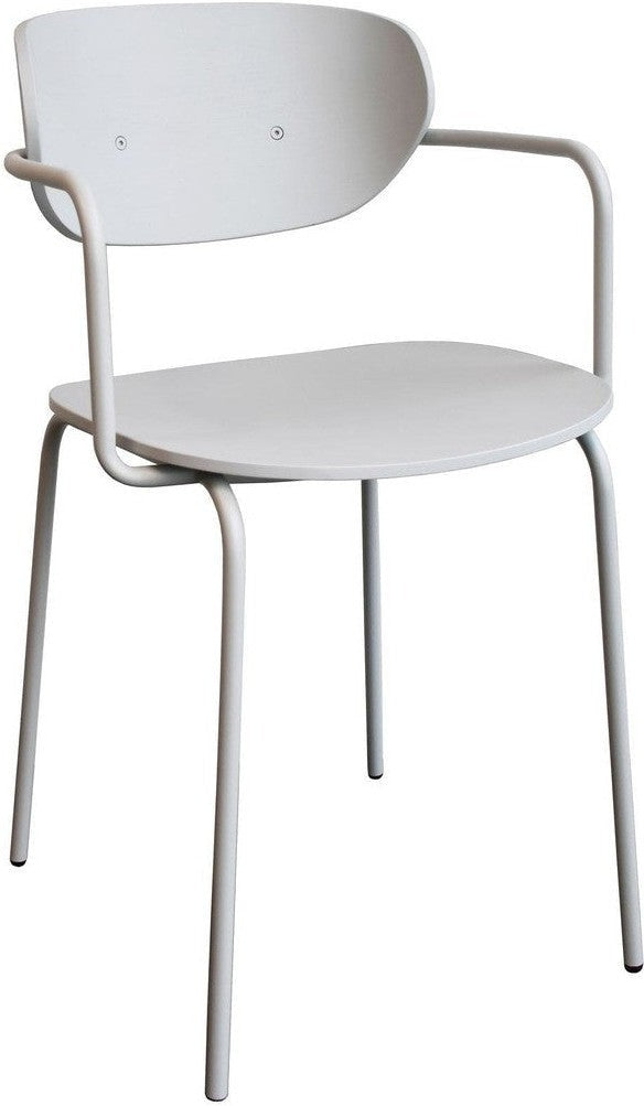 [product_category]-Hübsch Arch Dining Chair Light grey-Hübsch-5712772137031-141905-HUB-1