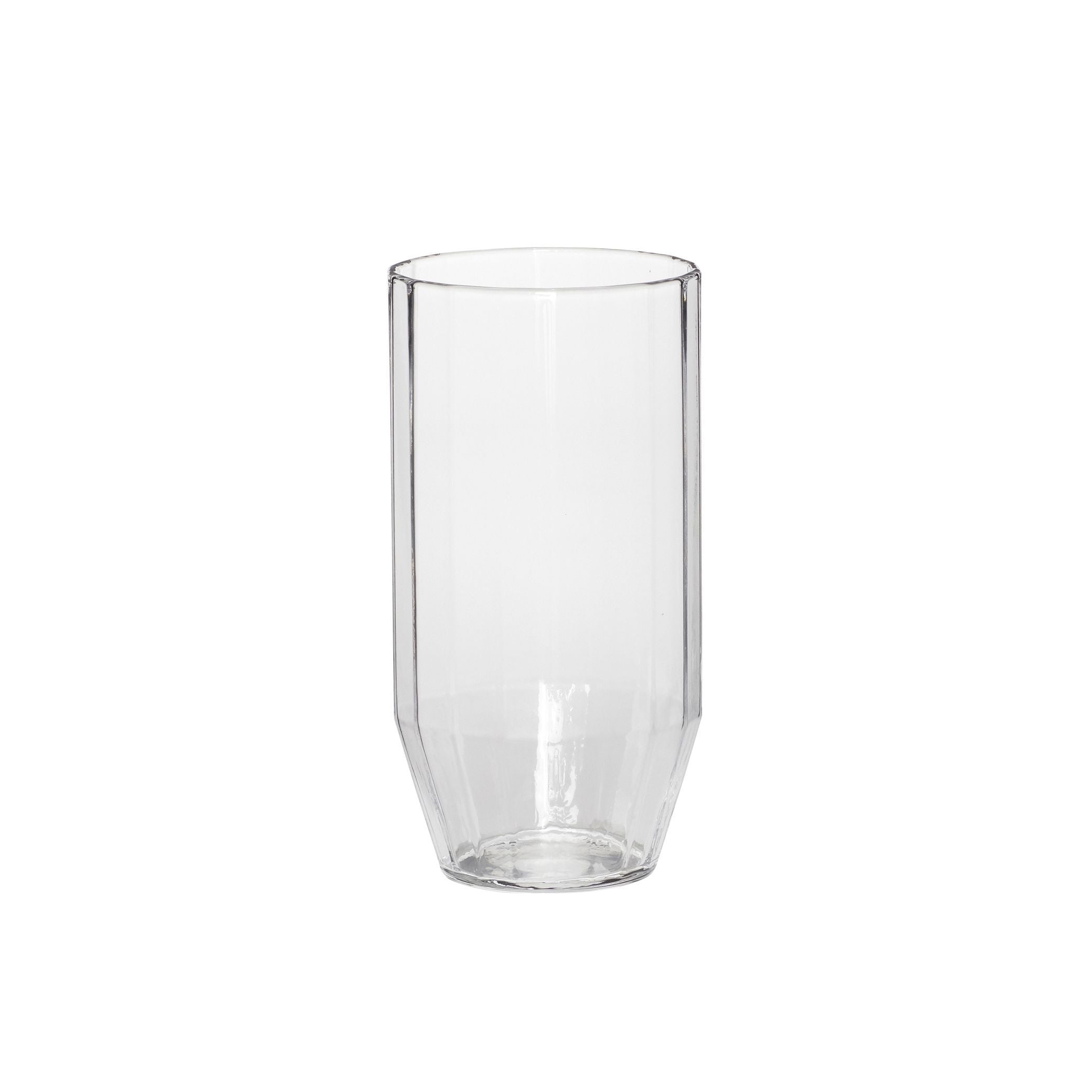 [product_category]-Hübsch Aster Drinking Glass, Clear-Hübsch-5712772101537-481207-HUB-1