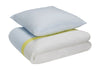 Hübsch Bloc lit Lin 60 / 200 cm, bleu clair / multicolore