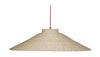 Hübsch Lampe à plafond Chand, naturel / rouge