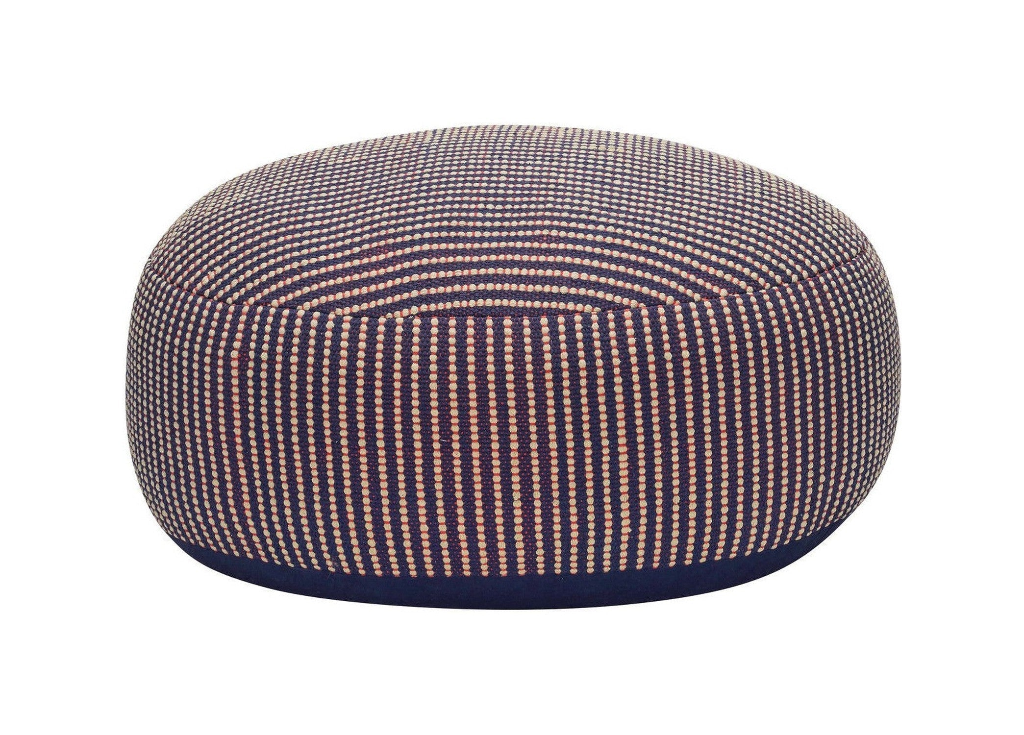 Hübsch Mochi Pouffe Blue/Multicolour