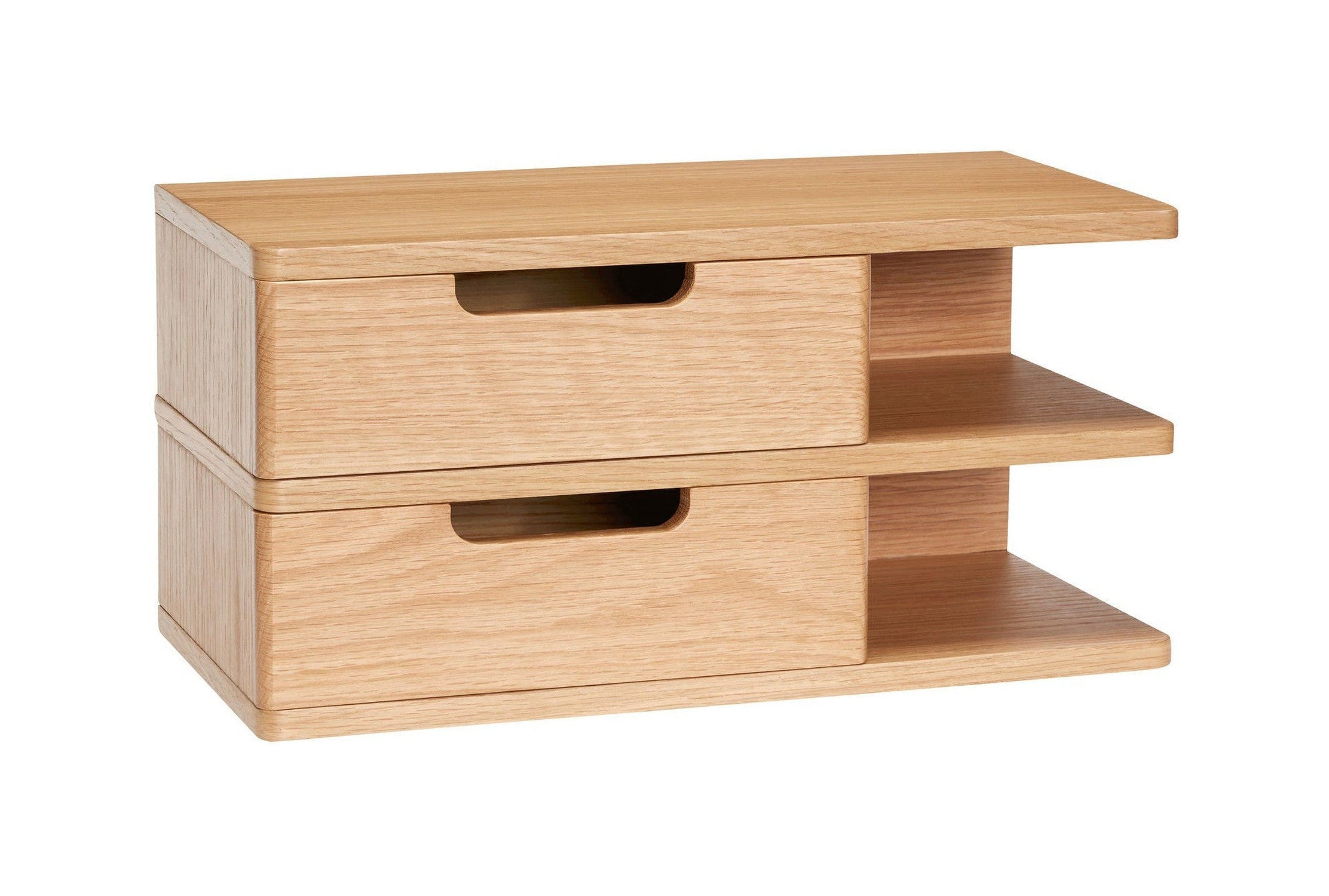 Hübsch Open Wall Shelf/Bedside Table Natural