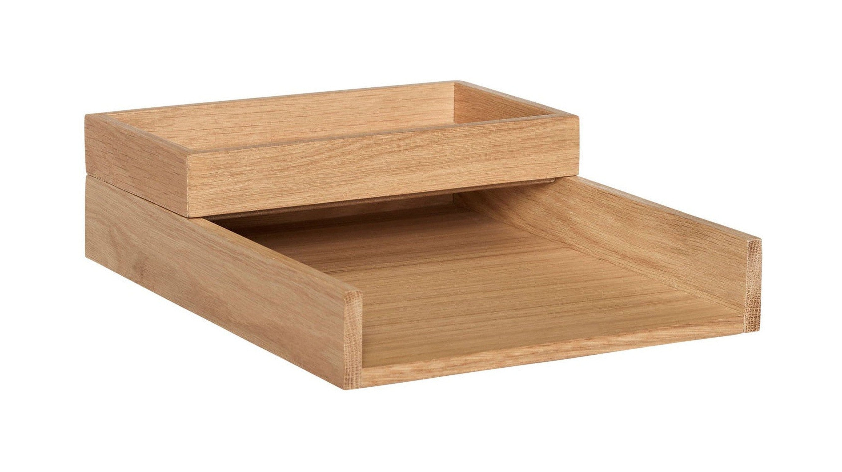 Hübsch Rail Desk Organiser Natural (set of 2)