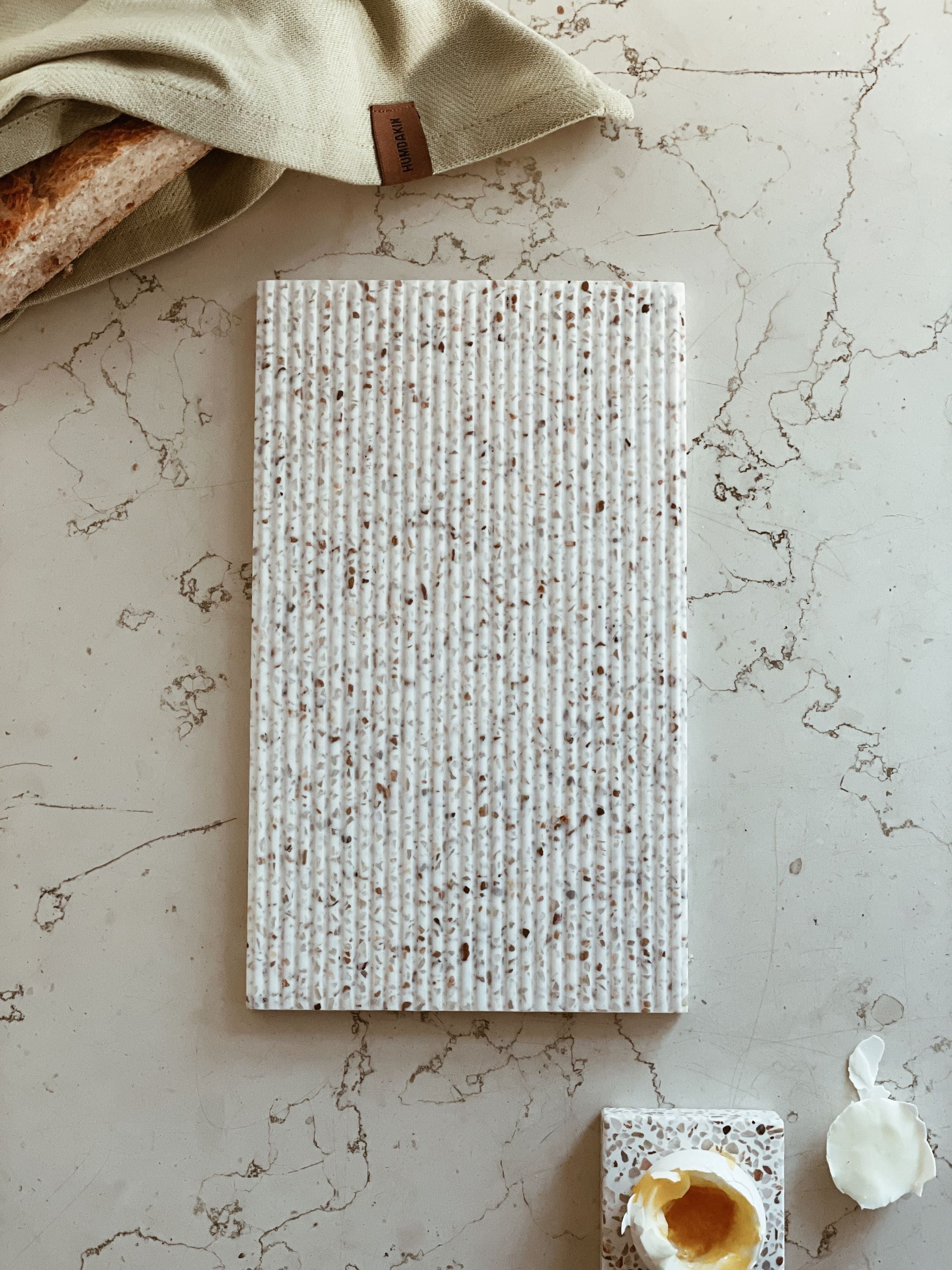 Humdakin Terrazzo Tray With Grooves