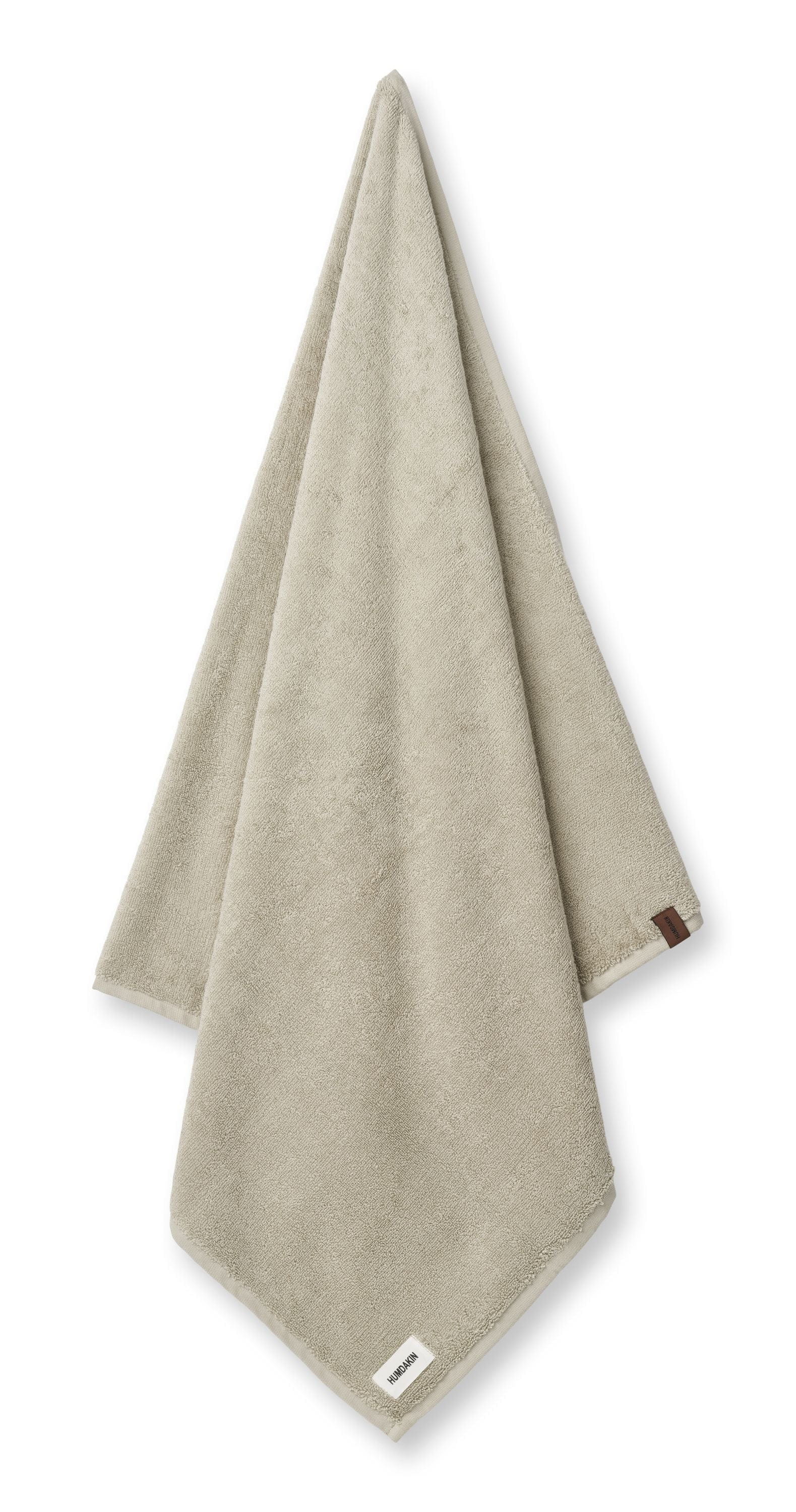 Humdakin Terry Bath Towel, Light Stone