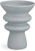 Kähler Vase de contour bleu, 20 cm