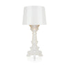 Lampe de table Kartell Bourgie, blanc / or