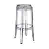 Tabouret fantôme Kartell Charles 75 cm, transparent