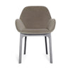 Kartell Clap Aquaclean Armchair, Grey/Ecru