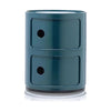 Kartell Componibili Classic Container 2 Éléments, bleu