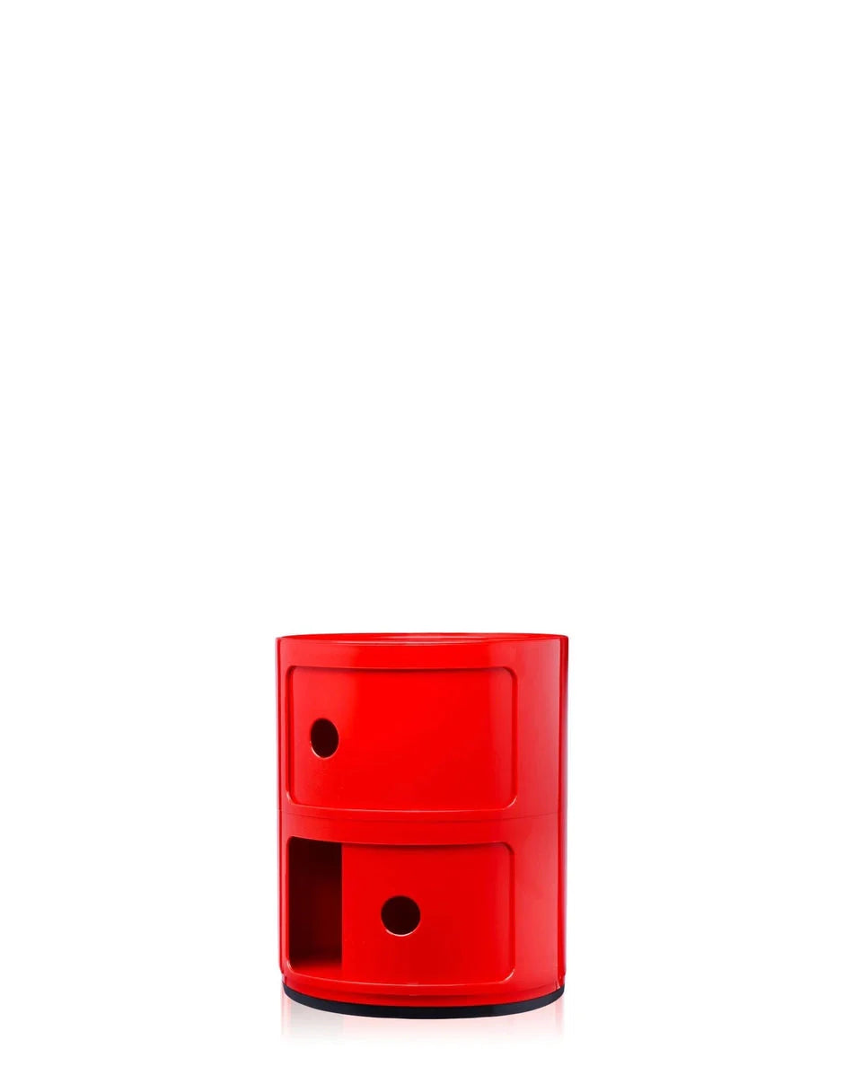 [product_category]-Kartell Componibili Classic Container 2 Elements, Red-Kartell-8034105780408-0496610-KAR-2