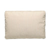 Rayures de coussin kartell 48x35 cm, beige