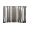 Rayures de coussin kartell 48x35 cm, taupe
