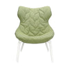 Kartell Foliage Armchair Trevira, White/Green