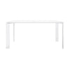 Kartell Four Soft Touch Desk 158x79 cm, blanc / blanc