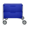 Tiroir Kartell Mobil 2 avec roues, bleu cobalt