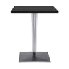 Kartell Top Top Table Square With Square Base 60x60 Cm, Black